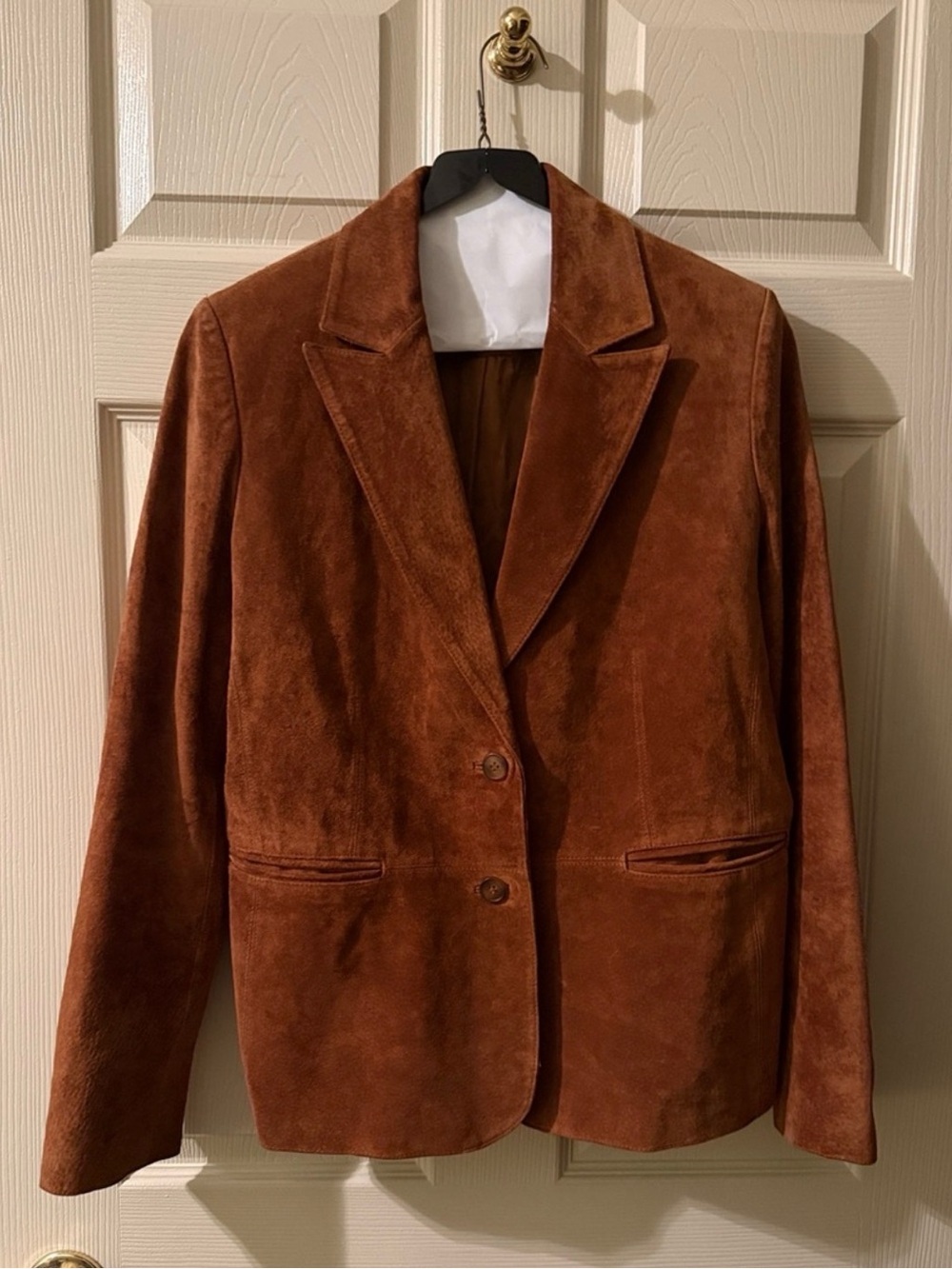 Kate Hill Suede Two-Button Women’s Jacket